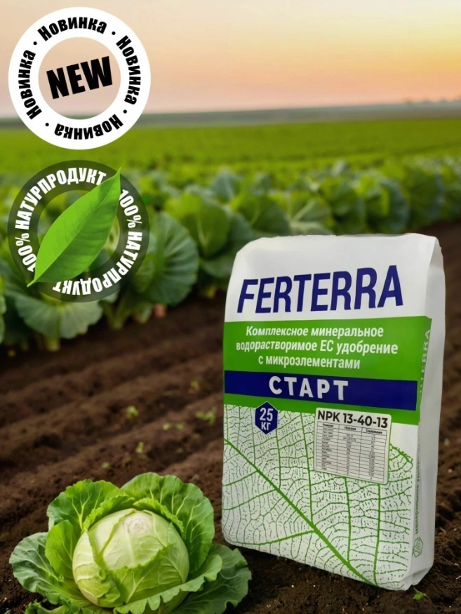 &nbsp; &nbsp; &nbsp; &nbsp; &nbsp; &nbsp; &nbsp;FERTERRA «СТАРТ»&nbsp; &nbsp; &nbsp; &nbsp; &nbsp; &nbsp; &nbsp;NPK 13-40-13<br>