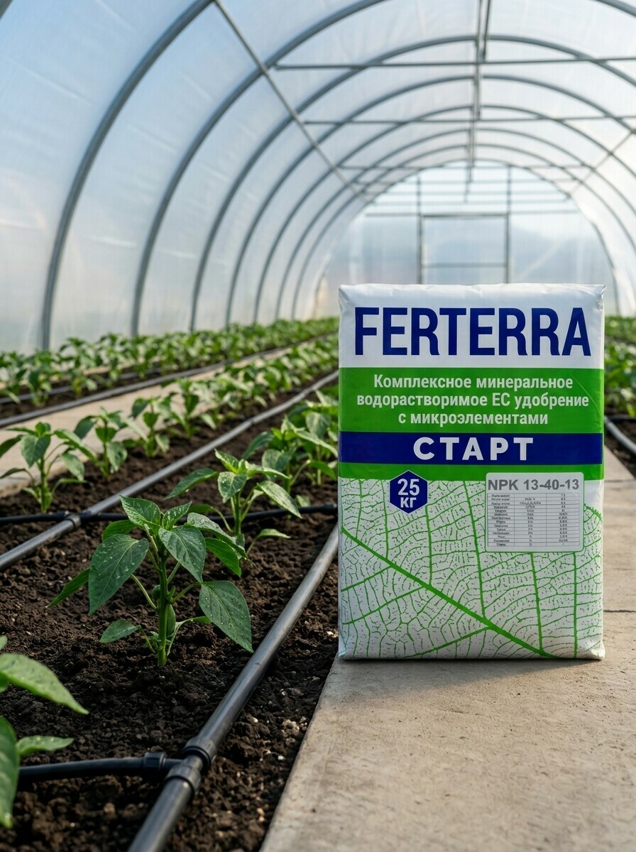 Стартовое фосфорное удобрение NPK 13-40-13 оптом для развития корневой системы растений